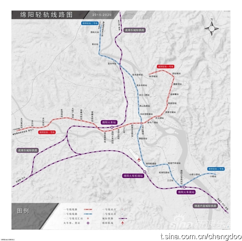 绵阳轻轨最新规划图